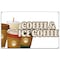 Signmission Coffee And Ice Coffee Banner Concession Stand Food Truck Single Sided B-60 Coffee And Ice Coffee19 - alternate 1